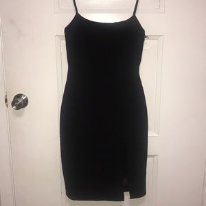 Black cocktail dress